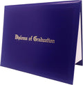 GraduationMall 11"x14" Imprinted Padded Diploma Cover Certificate Holder Purple by GraduationMall%C2%AE