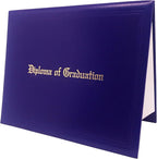GraduationMall 11"x14" Imprinted Padded Diploma Cover Certificate Holder Purple by GraduationMall%C2%AE