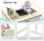 GLACER 10 Drawer Rolling Cart, Storage Cart - Image 5