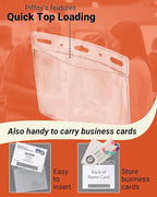 Clear ID Holder for Lanyard - Image 5