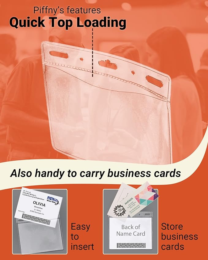 Clear ID Holder for Lanyard - Image 5