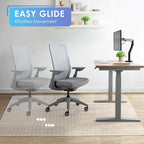 Vicwe Office Chair Mat for Carpeted Floors, Easy Glide Computer Desk Chair Mat - Image 3
