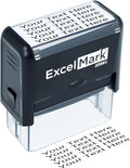ExcelMark Custom Rubber Stamp – Clean & Easy Stamping – Personalized by ExcelMark