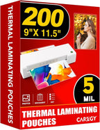 CAREGY 5 Mil Thermal Laminating Pouches by CAREGY