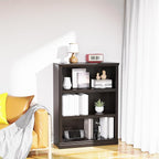 Bevfint 43 in Tall Bookcase, 3-Tier Bookshelf Open Storage, 33 inch Wide Floor - Image 6