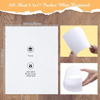 Fainne 200 Sheets 8.5 x 11 Inches Card stock Thick Paper Heavyweight Card Stock - Image 2