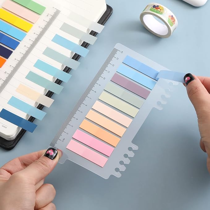 2000Pcs Sticky Tabs for Annotating Books, Page Markers for Notebooks - Image 5