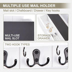 Lucundm Mail and Key Holder Wall Mount - Image 3
