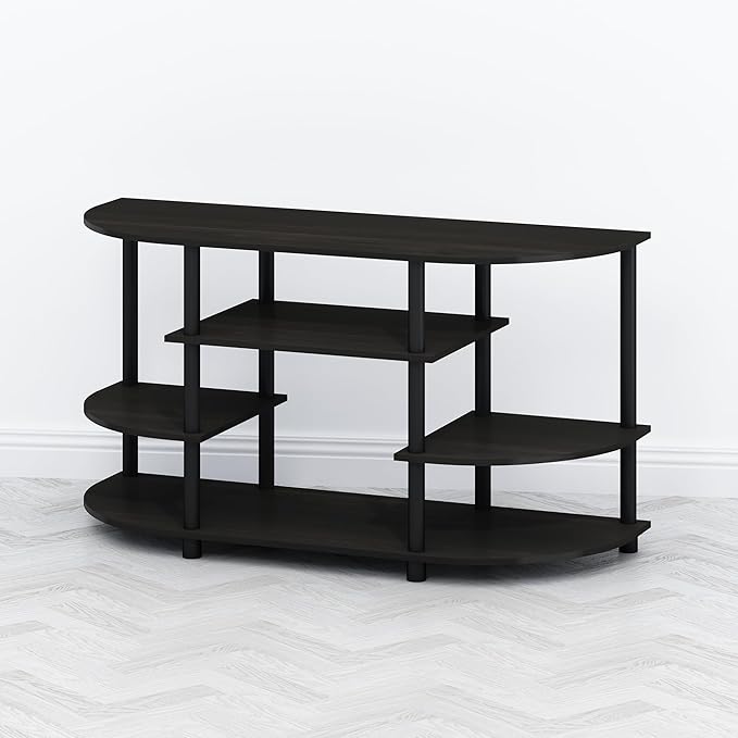 Furinno TOMI TV Stand, Corner Entertainment Center, TV Console - Image 6