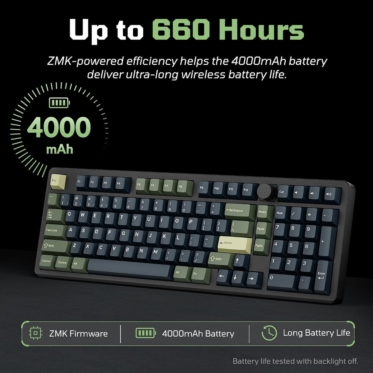 Keychron J11 Ultra 8K, Full Aluminum 96% Wireless Mechanical Keyboard