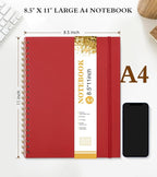 Spiral Notebook Journal 8.5” x 11”, A4 Large Notebooks - Image 2