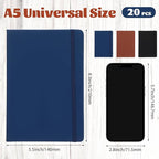 Honoson 20 Pack Lined Journal Notebooks A5 Hardcover Executive Notebook 5.5" x - Image 2