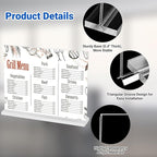 12 Pack Acrylic Sign Holder 11 x 8.5 Horizontal, Double-Sided Clear Sign Holder - Image 7