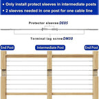 Steel DN Mate 120 Pack Stainless Steel Protector Sleeves - Image 4