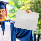 GraduationMall 11"x14" Imprinted Padded Diploma Cover Certificate Holder White - Image 6