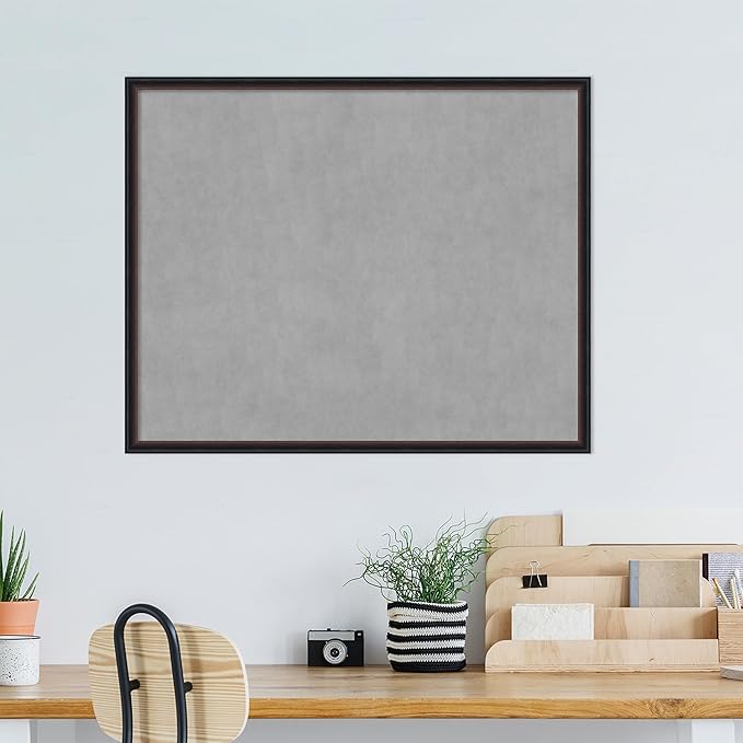 Amanti Art Black Framed Magnetic Board 34x42 X-Large Vision Board - Image 5