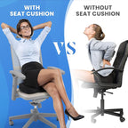 TushGuard Office/ Car Seat Cushion, Non-Slip Sciatica & Back Coccyx Tailbone - Image 7