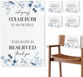 ChissNook Reserved Seating Chair Signs, This Row Is Reserved Pew Cloths Seating by Unknown