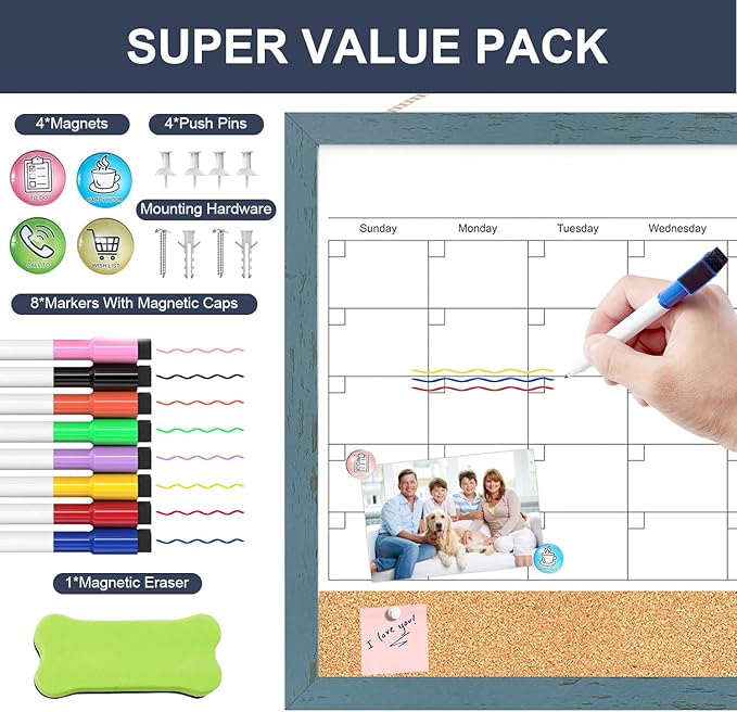 Whiteboard Calendar & Corkboard - Image 5