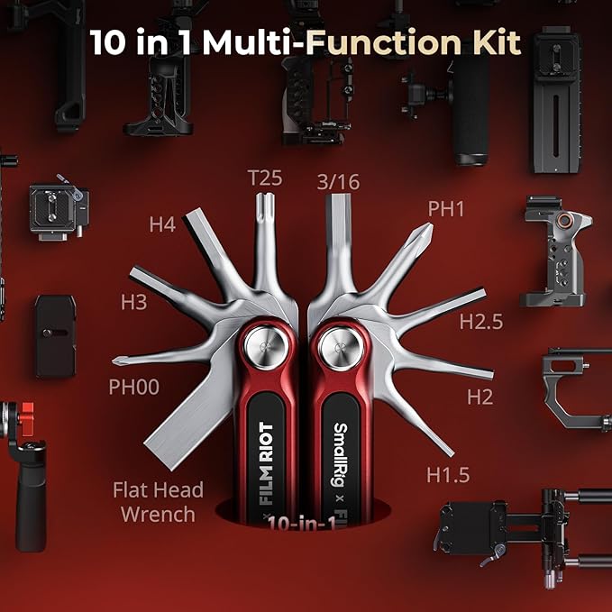 SmallRig x FILM RIOT 10-in-1 Folding Tool Set - Image 5