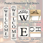 Farmhouse Wooden Merry Christmas Welcome Sign Stand - Image 5