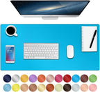 Boutilon Leather Desk Pad Protector, Non-Slip Mouse Pad, Laptop Desk Pad by Boutilon