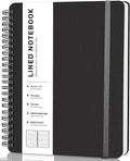 Lined Spiral Journal Notebook, A4 Spiral Notebook, 8.5''×11'' 100GSM Thick by ABERLLS