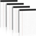 Nichela 5" x 8" Note Pads 4 Pack of Legal Pads 21lb Notepad College Ruled Legal by Nichela