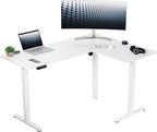 VIVO Electric Corner 63 x 47 inch L-Shaped Standing Desk, Memory Height by VIVO