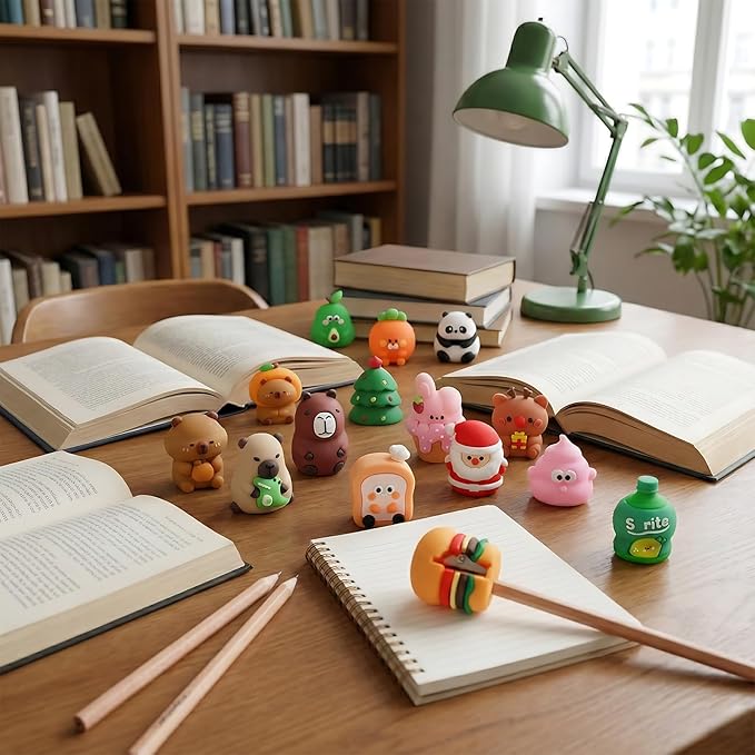 30 PCS Cute Pencil Sharpeners for Kids, Cartoon Pencil Sharpener Manual - Image 5