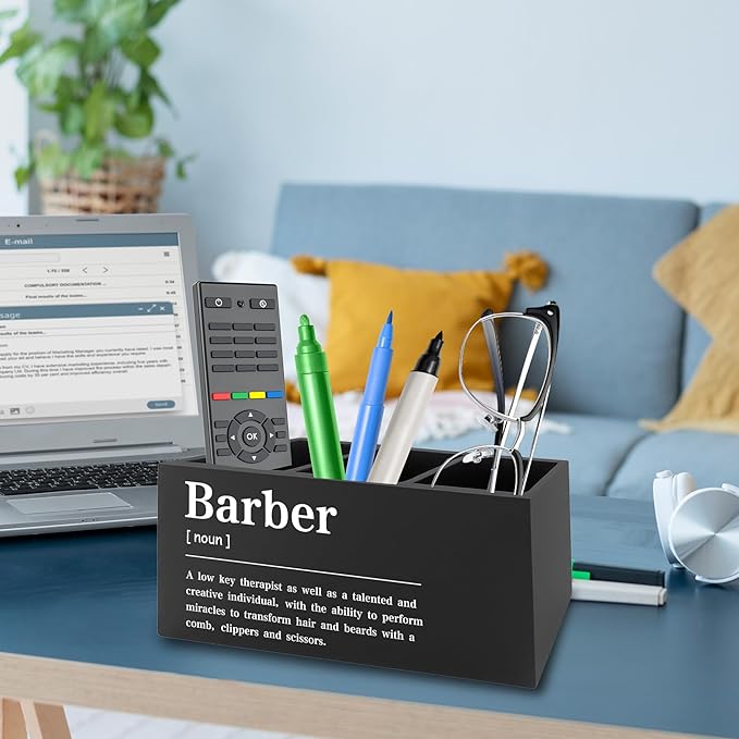 QZQE Barber Definition Pen Pencil Holder Organizer - Image 3