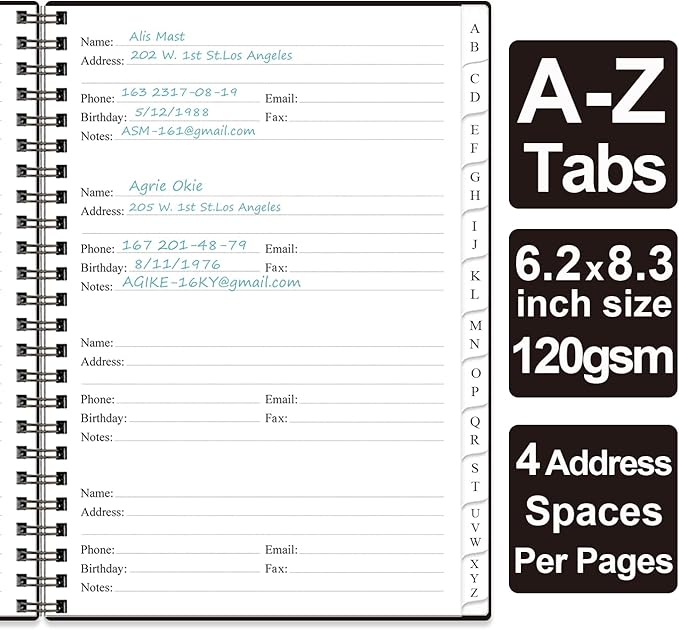 Address Book with Alphabetical Tabs - Image 3