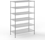 Regal Altair 24" Deep x 48" Wide x 74" Height Wire Shelving Kit | 6-Tier | NSF by Regal+Altair