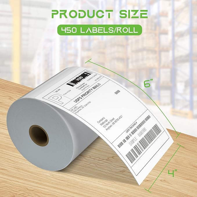 MFLABEL 4x6 Direct Thermal Shipping Labels - Image 2