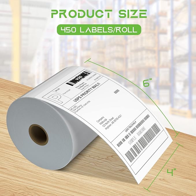 MFLABEL 4x6 Direct Thermal Shipping Labels - Image 2