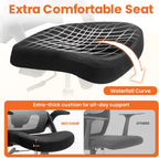 neo chair office desk chair high back mesh, side view