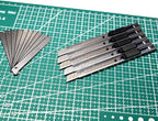 WEKOIL 9mm Snap Off Utility Knife 5 Pack High Hardness Retractable Box Cutters - Image 7