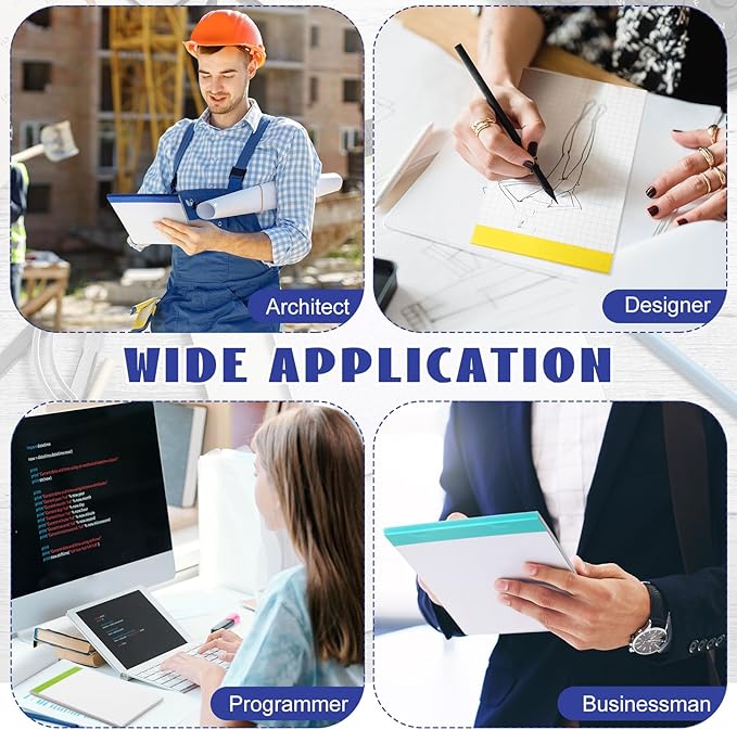 Jetec Small Graph Paper Notepad 5 x 8 Inch Mini Notebook Double Sided Memo Pads - Image 4