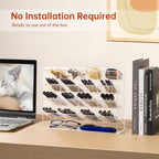 beygorm acrylic vertical marker organizer for 200 markers showing dimensions