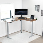 VIVO Electric Corner 63 x 55 inch L-Shaped Standing Desk, Memory Height - Image 8