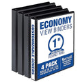 Samsill 1 Inch 3 Ring Binders, Made in USA, Economy Round Ring, 200 Sheet by Samsill
