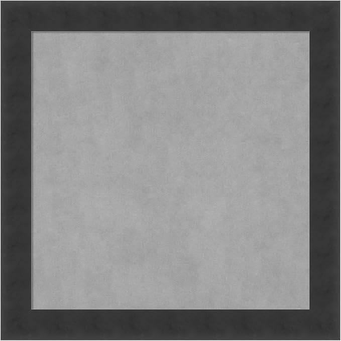 Amanti Art Black Framed Magnetic Board 14x14 X-Small Vision Board by AmantiArt