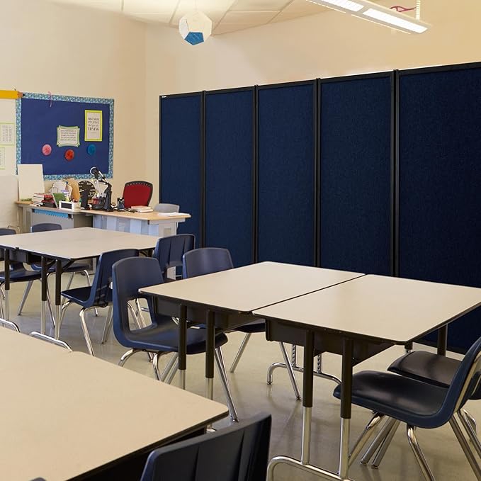 Upgrade Version Room Partition and Divider, Freestanding Rolling Dividers - Image 5