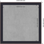 Amanti Art Black Framed Magnetic Board 23x23 Medium Vision Board - Image 2
