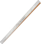 Breman Precision Metal Ruler 24 Inch Cork Back – Stainless Steel Straight Edge by WAPortman