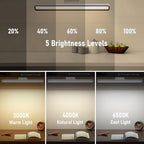 XmnSoly Magnetic Light Bar, 16.5in Rechargeable LED Desk Light Bar - Image 2