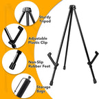 AROIC 24 Pack 14'' Tabletop Easels, Adjustable Portable Table Top Easel - Image 3
