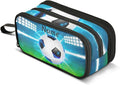 BOENLE Custom Soccer Ball on Field Pencil Case Box Boys Girls Personalized Name by BOENLE-WELCOMEYOURCOMING
