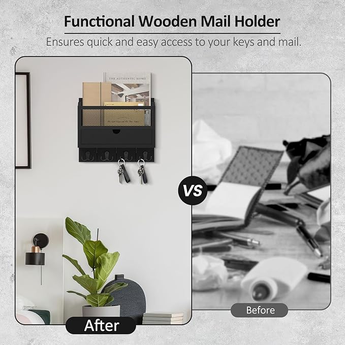 Nekon Mail Organizer with Drawer - Image 7