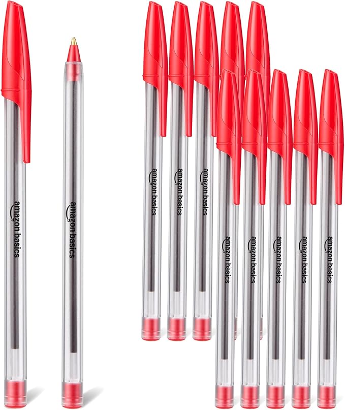 Amazon Basics Ballpoint Pens, 12 Pack by AmazonBasics